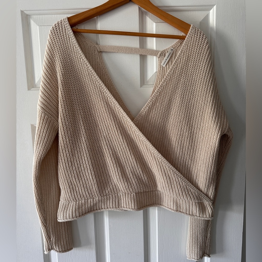 Cotton Cropped Sweater